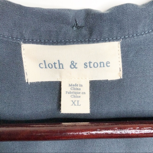Cloth & Stone Sleeveless Button Down Top XL - Picture 3 of 14